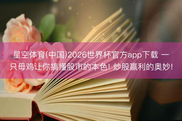 星空体育(中国)2026世界杯官方app下载 一只母鸡让你搞懂股市的本色! 炒股赢利的奥妙!