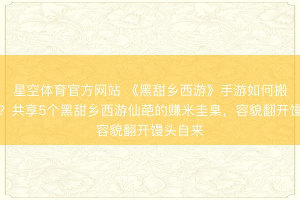 星空体育官方网站 《黑甜乡西游》手游如何搬砖收获？共享5个黑甜乡西游仙葩的赚米圭臬，容貌翻开馒头自来