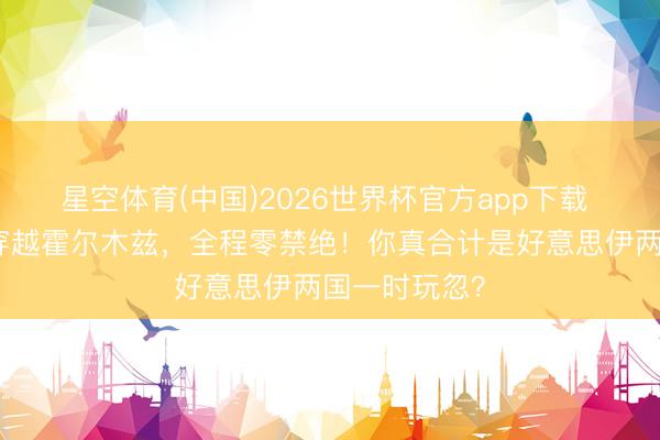 星空体育(中国)2026世界杯官方app下载 俄罗斯游艇穿越霍尔木兹，全程零禁绝！你真合计是好意思伊两国一时玩忽？